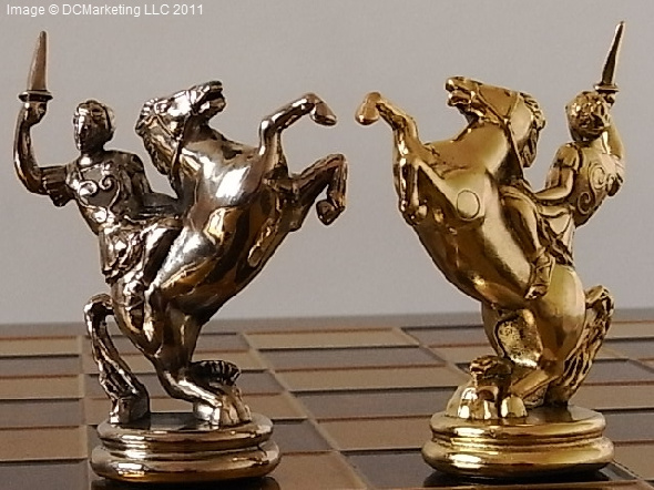 Discus Thrower Themed Chess Set - Manopoulos
